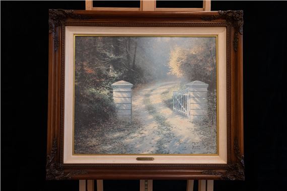 Thomas Kinkade | The Autumn Gate (1991) | MutualArt