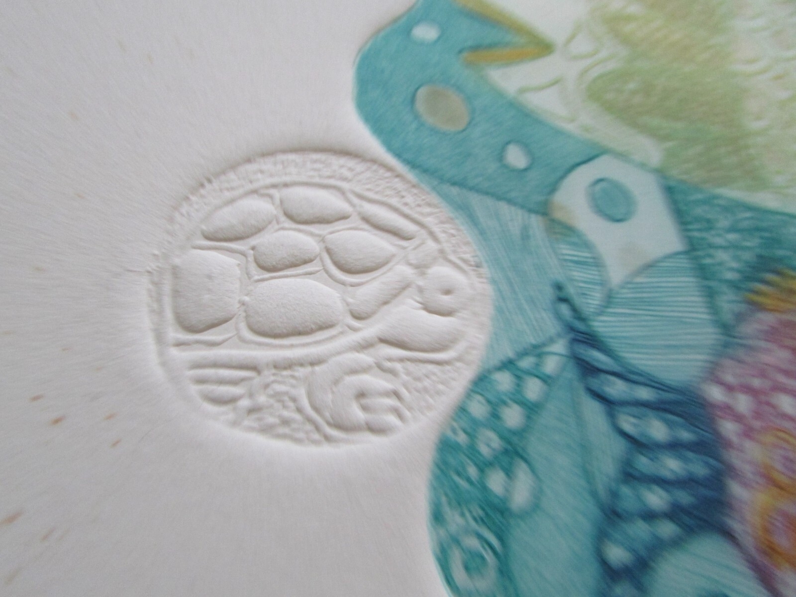 Amram Ebgi | 1980's Intaglio Fish Landscape Intaglio Print Aquarium ...