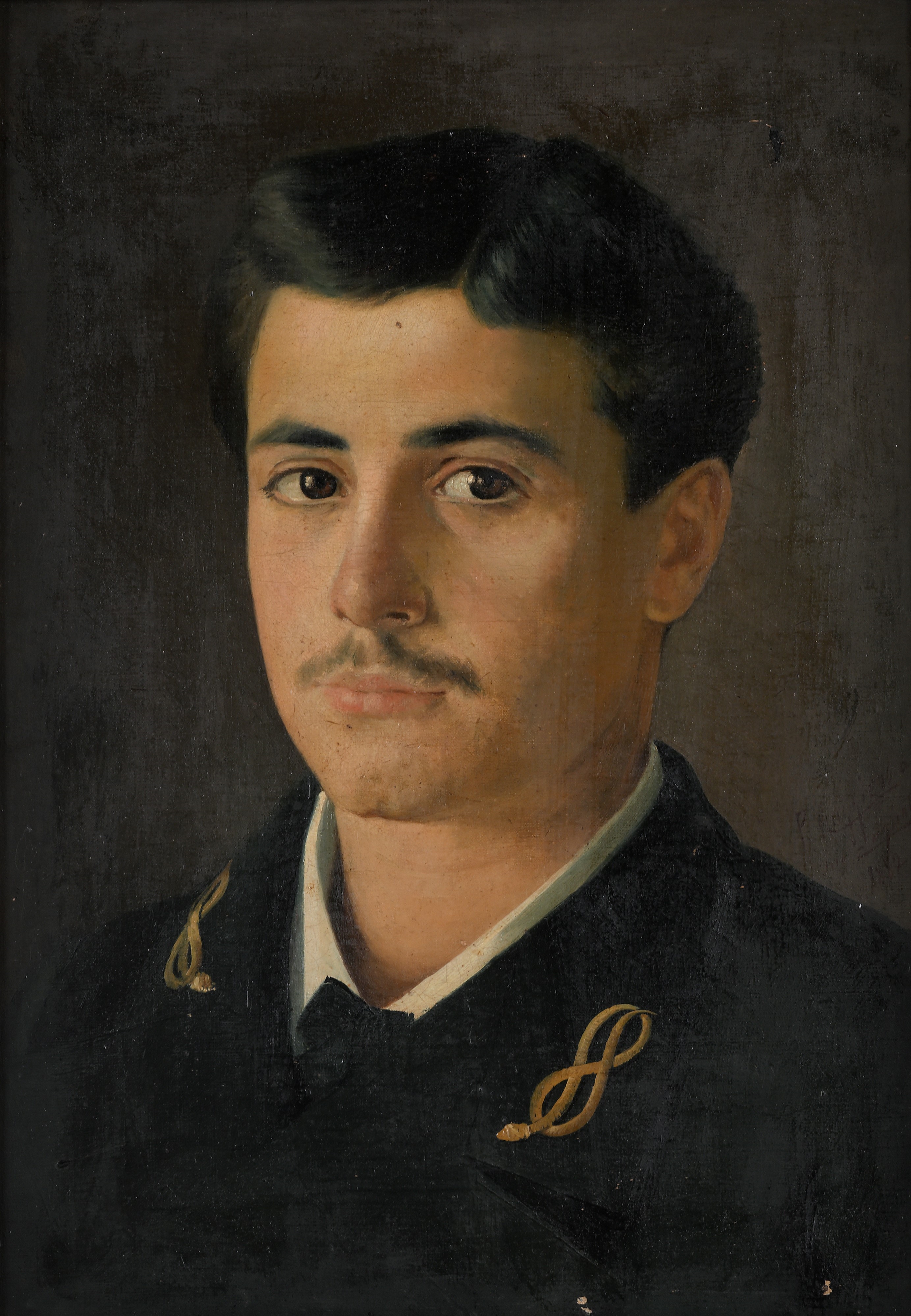 Pasquale Ruggiero | Ritratto di giovane in divisa (1882) | MutualArt