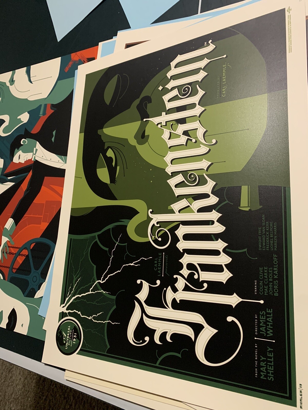 Tom Whalen | Horror Box Set Extremely Rare Complete Screenprint Set ...