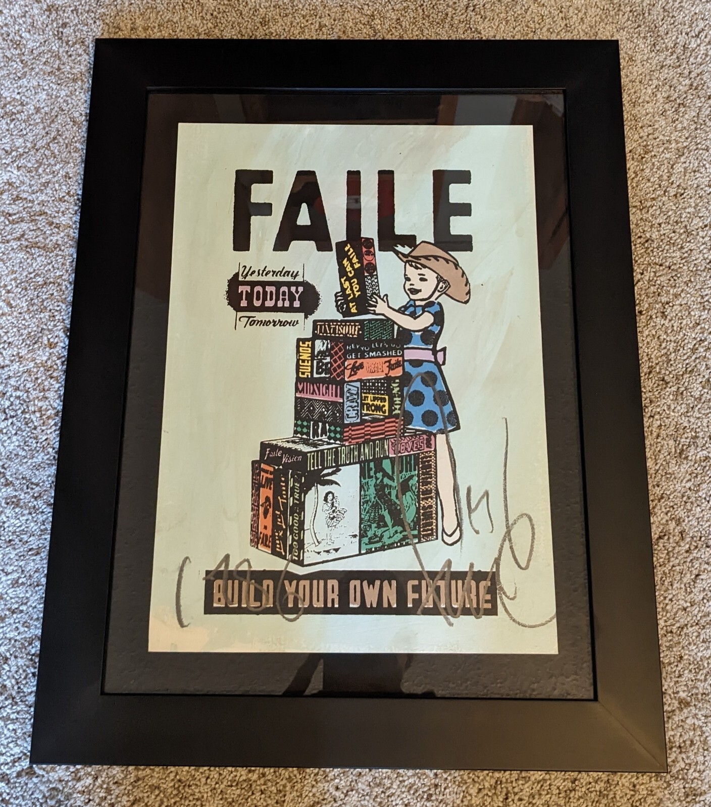FAILE | FAILE ORIGINAL ON PAPER FRAMED (2011) | MutualArt