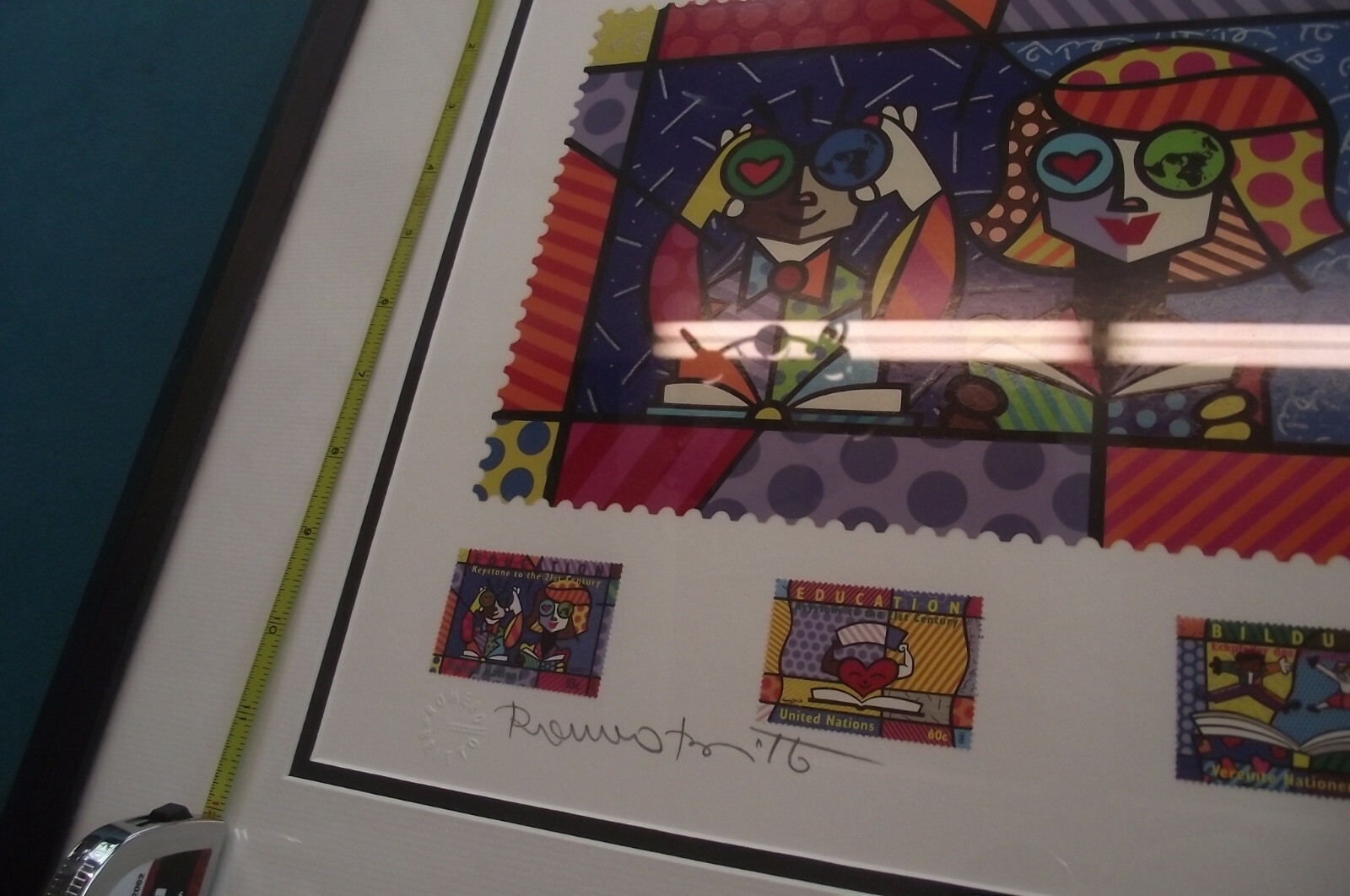 Romero Britto | Educating The World (2000) | MutualArt