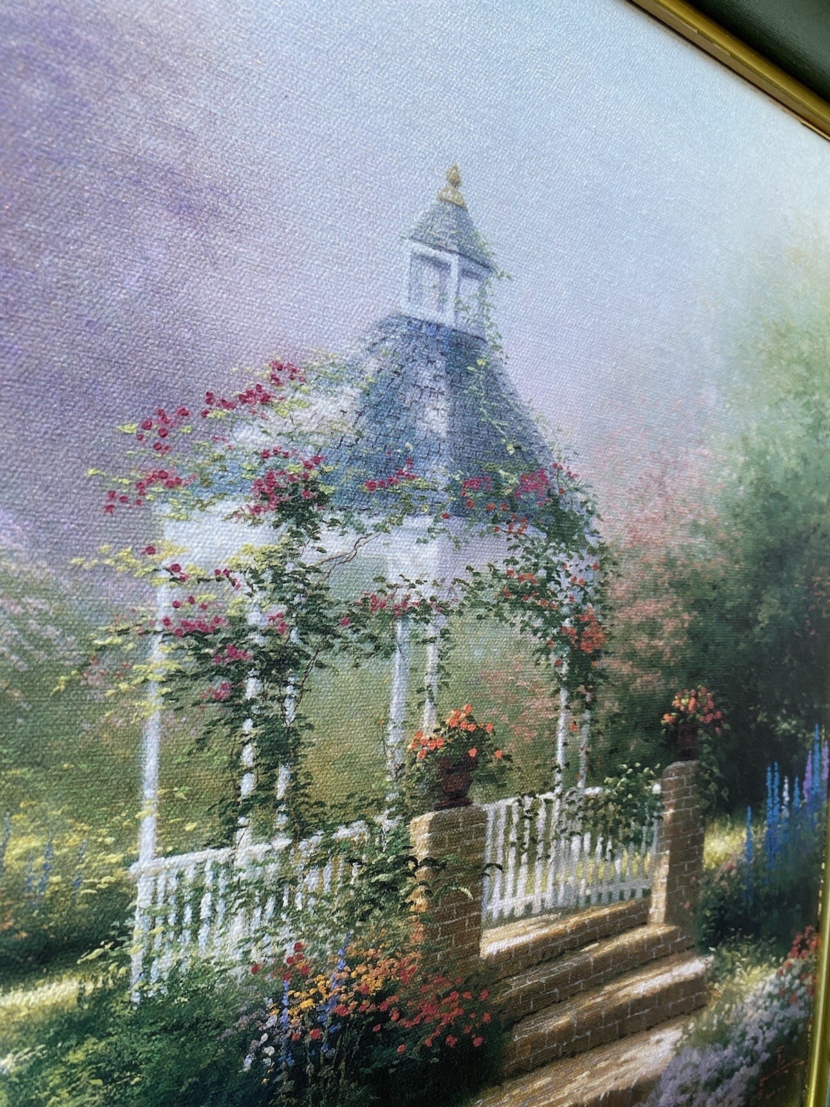 Thomas Kinkade | The Hidden Gazebo (1994) | MutualArt