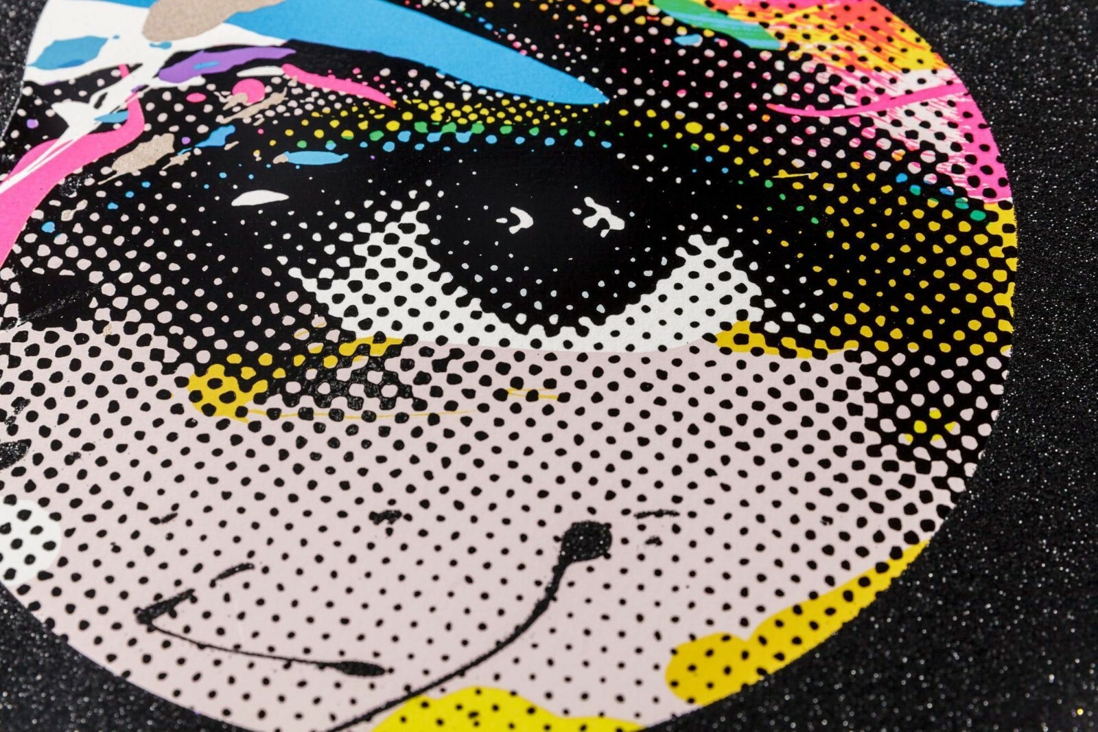 Paul Insect | The Observer 4 BLACK Glitter Urban Art Print (2021 ...