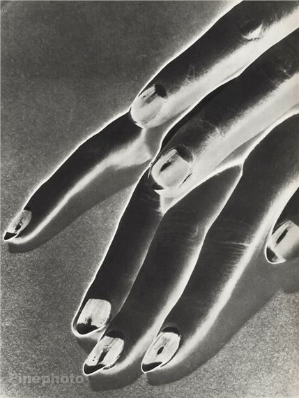 Man Ray | Original MAN RAY Solarized Fingers Hand Nails Vintage Art ...