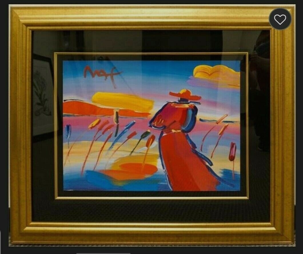 Peter Max | Walking in Reeds (1999) | MutualArt