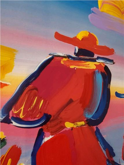 Peter Max | Walking in Reeds (1999) | MutualArt