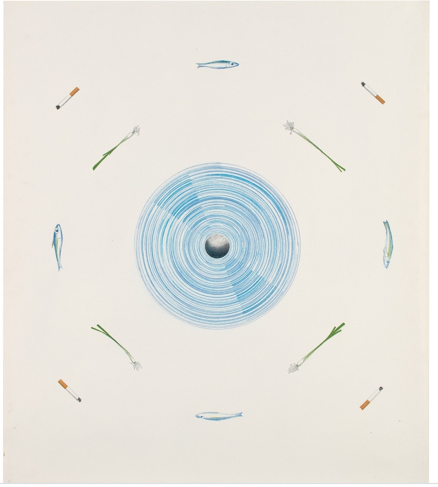 Ed Ruscha | FAN AND ITS SURROUNDINGS (1970 - 1989) | MutualArt
