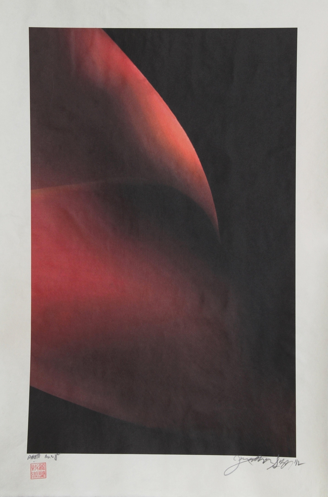 Jonathan Singer | Red Fade into Black (2012) | MutualArt