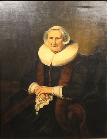 George Thomas Rope | Portrait of Elizabeth Bas (Late 19th Century ...