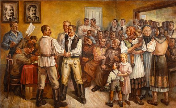 Carol Hübner | The Joy of Collectivization | MutualArt