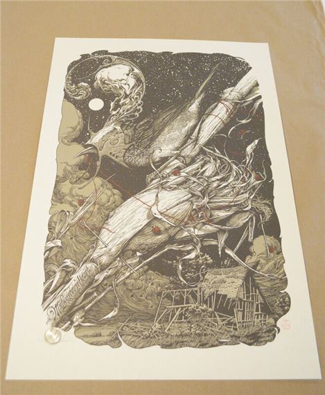Aaron Horkey | MIDWESTERN HEART AARON HORKEY POSTER PRINT | MutualArt