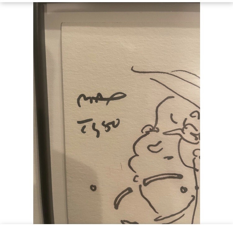 Peter Max | Peter Max original 1980 ink drawing on paper (1980) | MutualArt