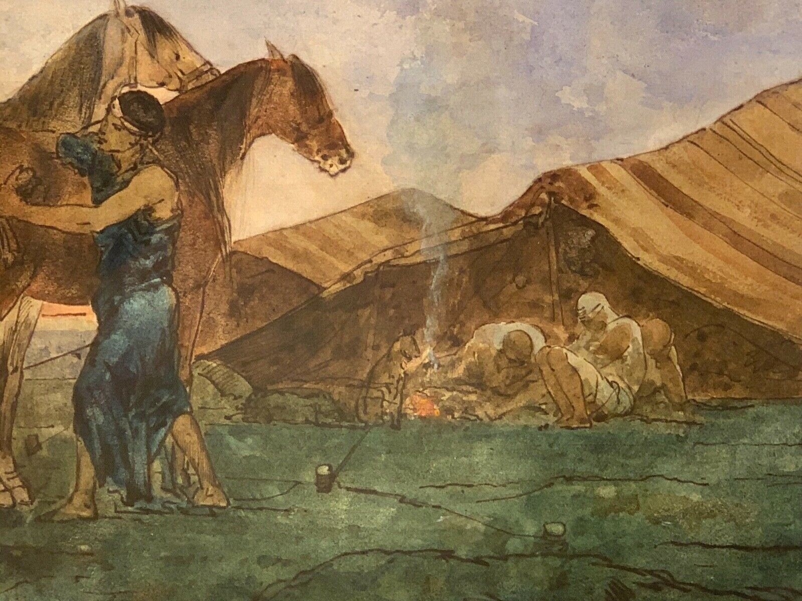 Eug ne Fromentin Le Campement Arabe 1850 1899 MutualArt