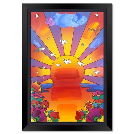 Peter Max | Sunrise 2000 | MutualArt