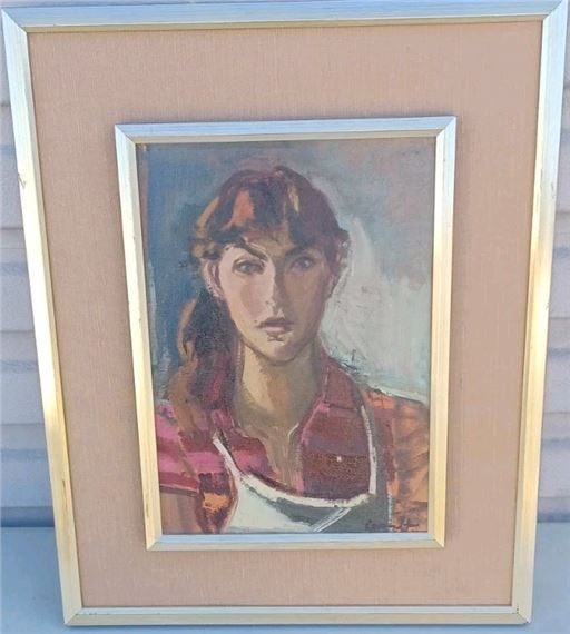 Marcy Rosenblat | Marcy Rosenblat NY figural portrait (1980) | MutualArt