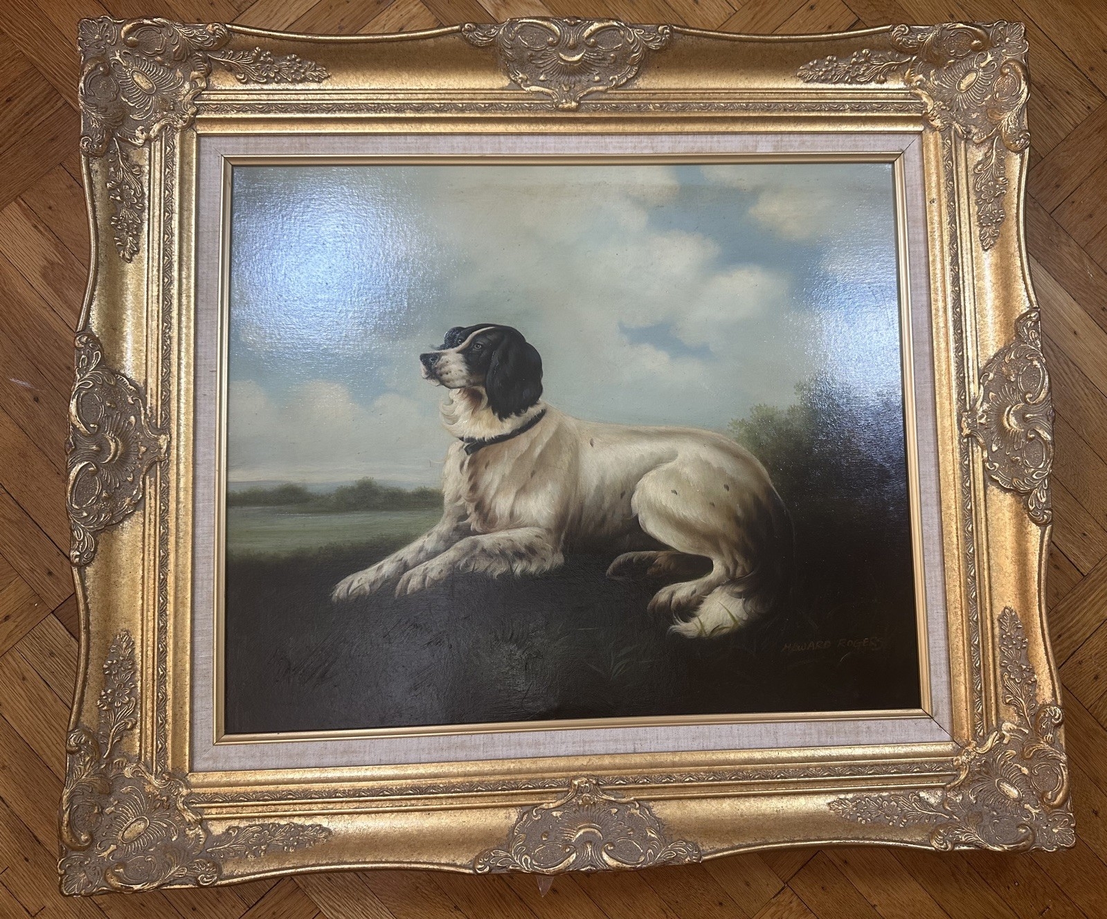 Howard Rogers Howard Rogers Signed Oil Painting On Canvas English