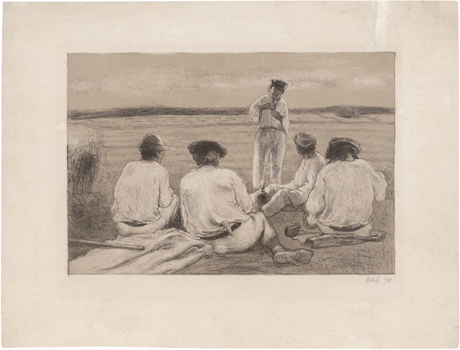 Emil Orlik | Rast der Slowaken (1898) | MutualArt