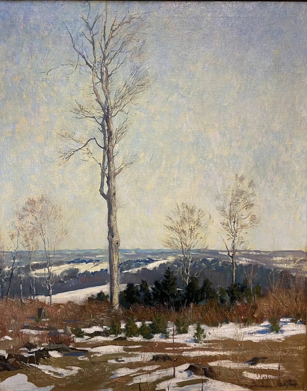 Hermann Dudley Murphy | March Landscape Near Mt. Monadnock (1922 ...