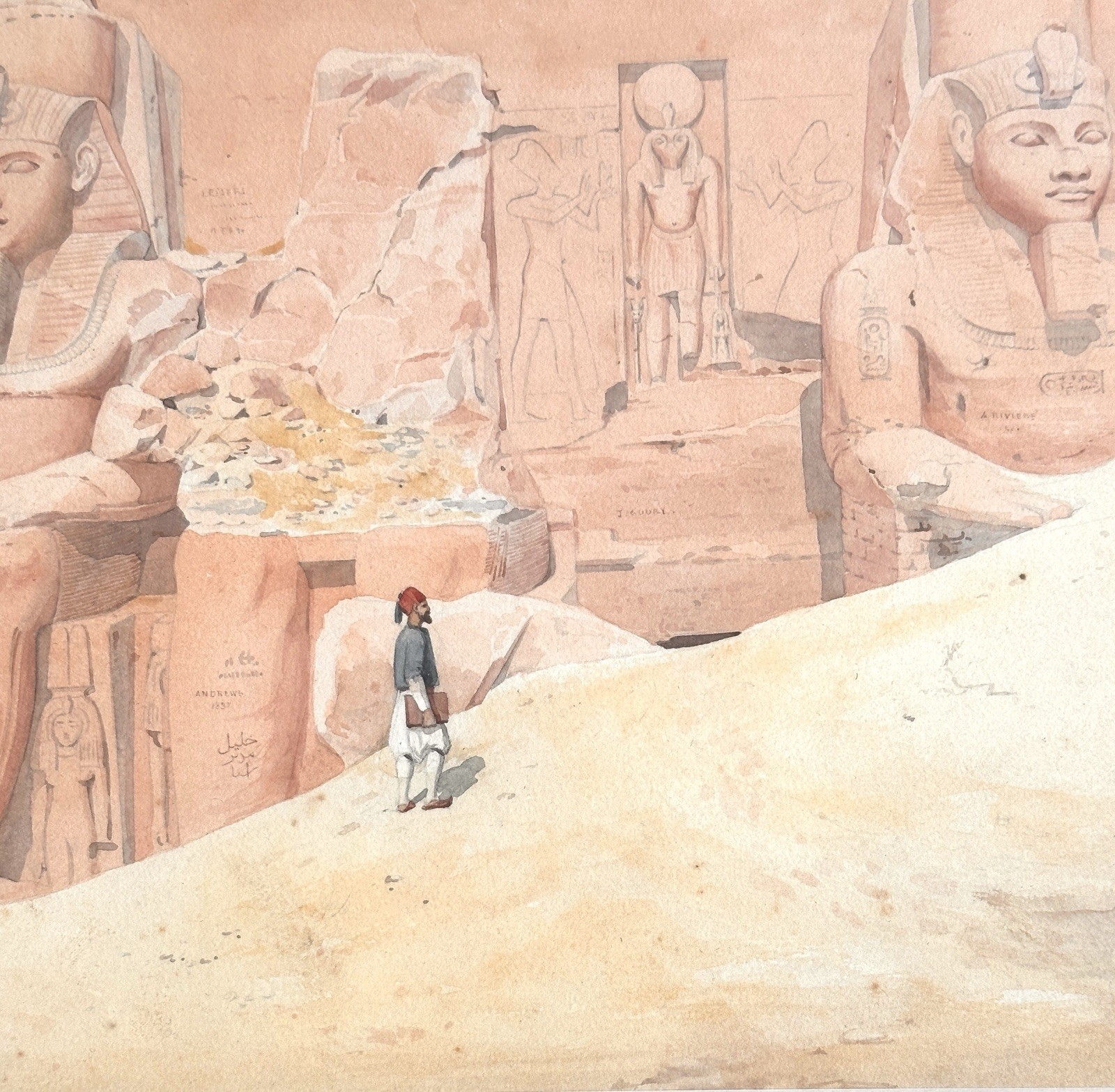 British School | Abu Simbel Temple (19th Century) | MutualArt