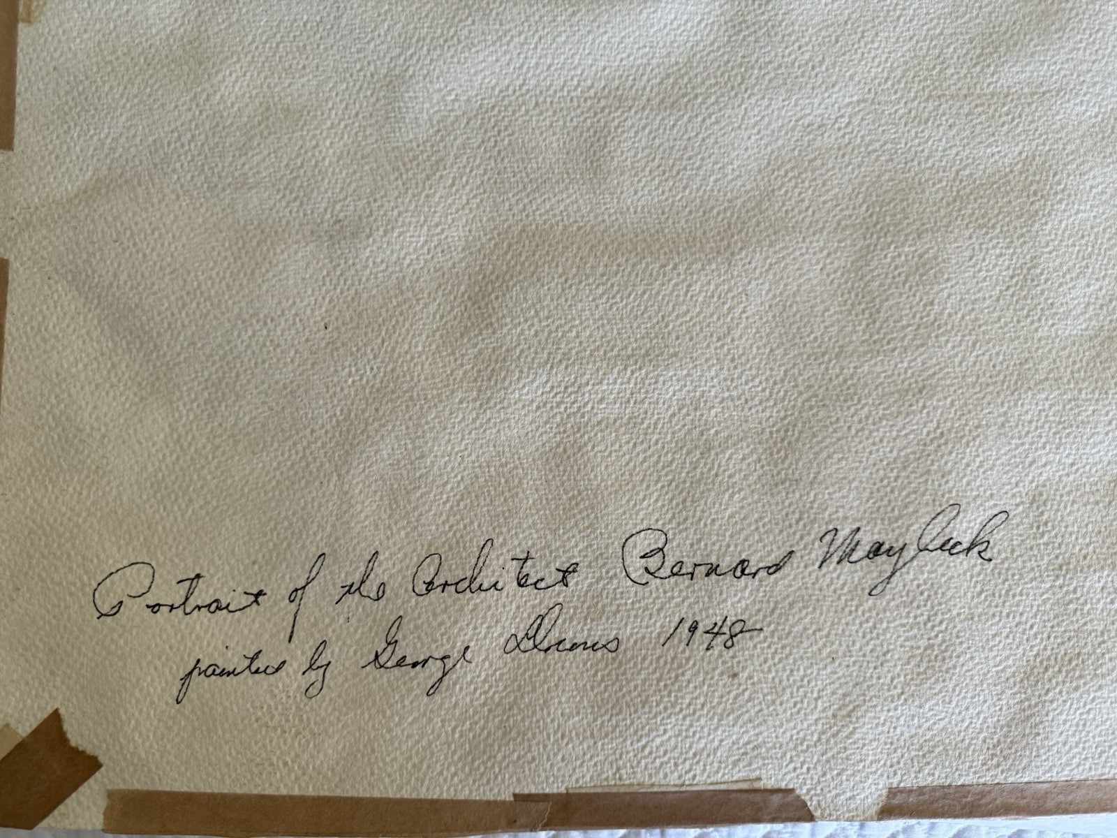 George Downs | Painting Of Architect Bernard Maybeck By George Downs ...