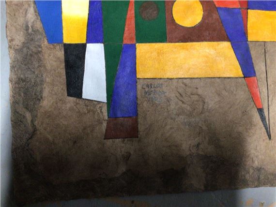 Carlos Mérida | Original mixed media drawing (1973) | MutualArt