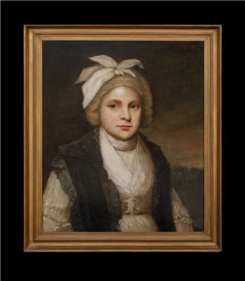 George Romney | Large 18th Century Scottish Portrait Of A Young Girl ...