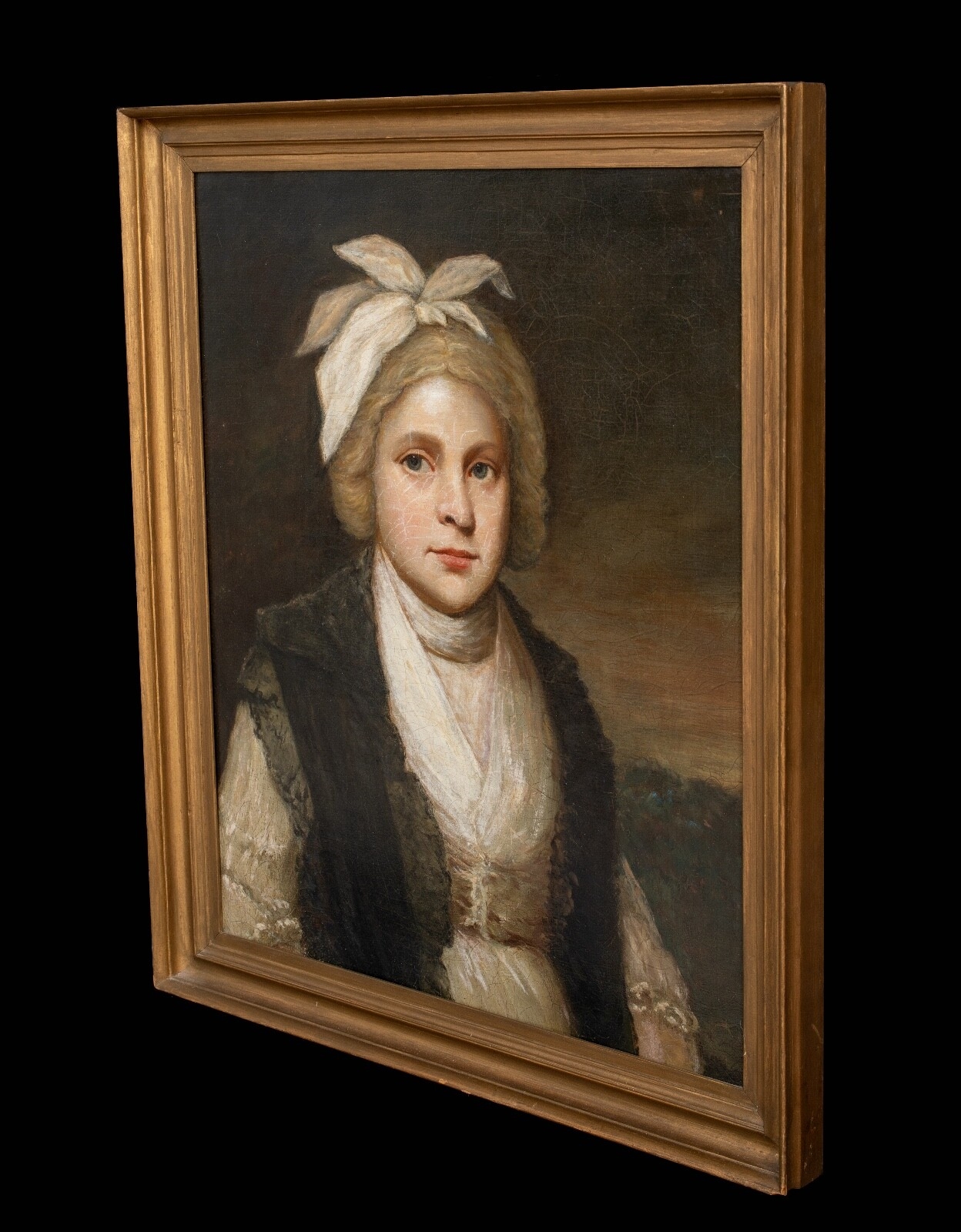 George Romney | Large 18th Century Scottish Portrait Of A Young Girl ...