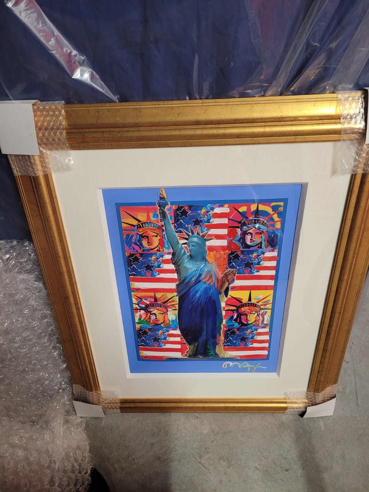 Peter Max | HAND SIGNED ORIGINAL ACRYLIC/MIXED MEDIA Unique Variation ...
