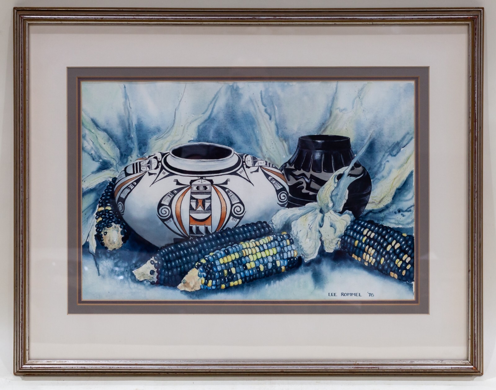 Lee Rommel | Blue Corn and Hopi Pottery (1976) | MutualArt