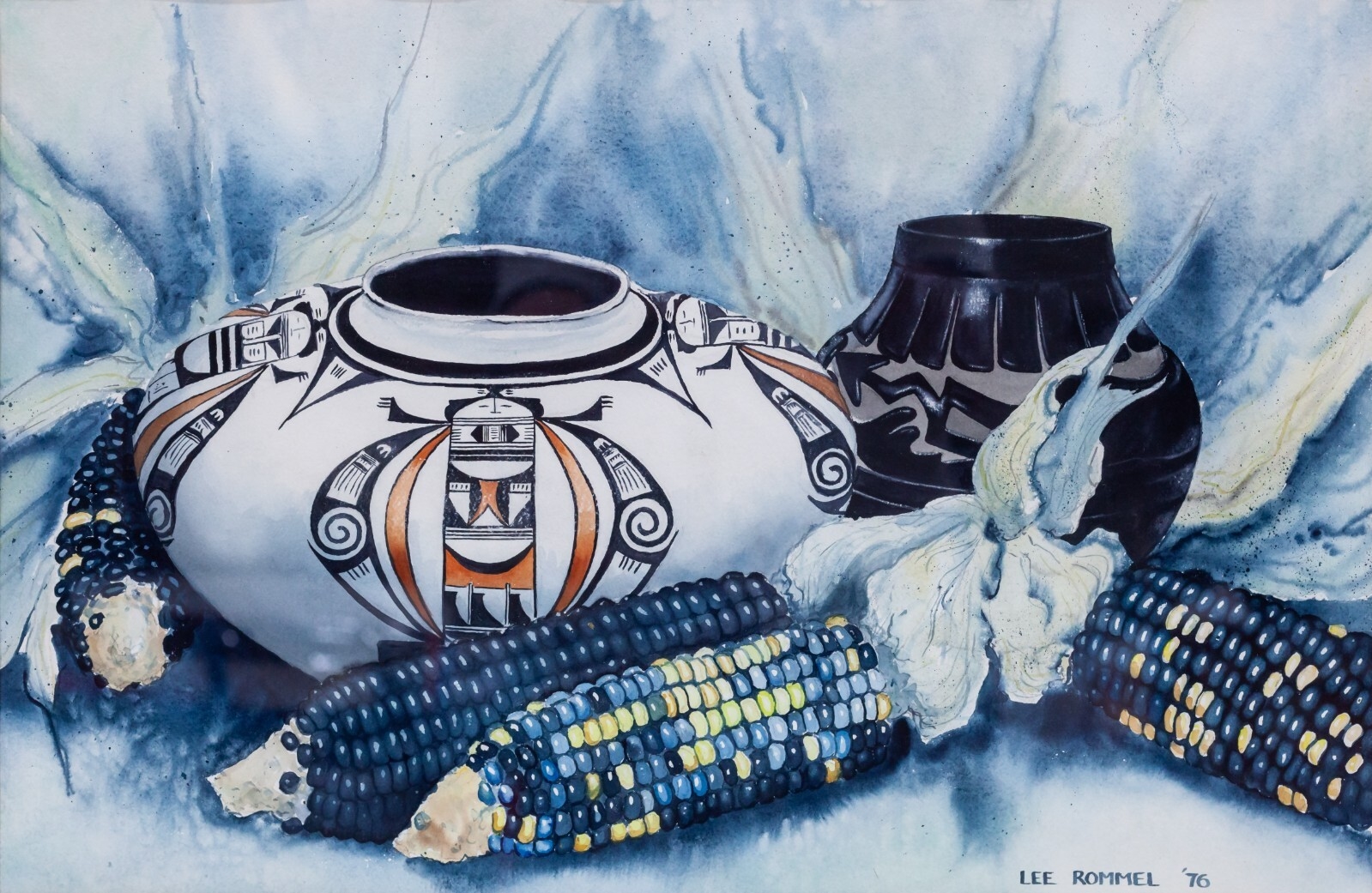 Lee Rommel | Blue Corn and Hopi Pottery (1976) | MutualArt