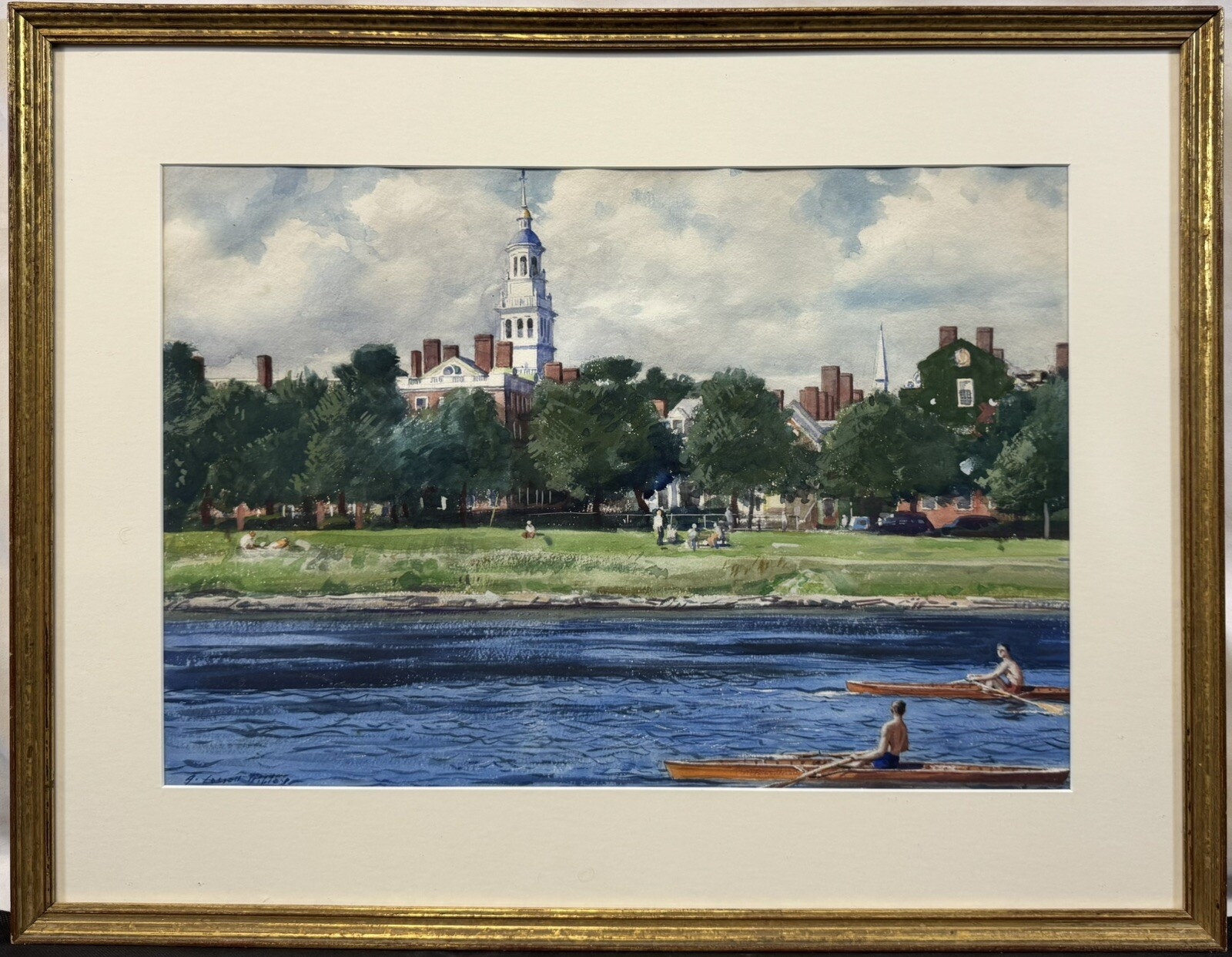 Aiden Lassell Ripley | Rowing on the Charles River, Harvard University ...