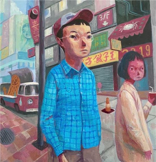 Mark Jeffrey R.santos 原画 一点もの unique Mark Jeffrey R.santos