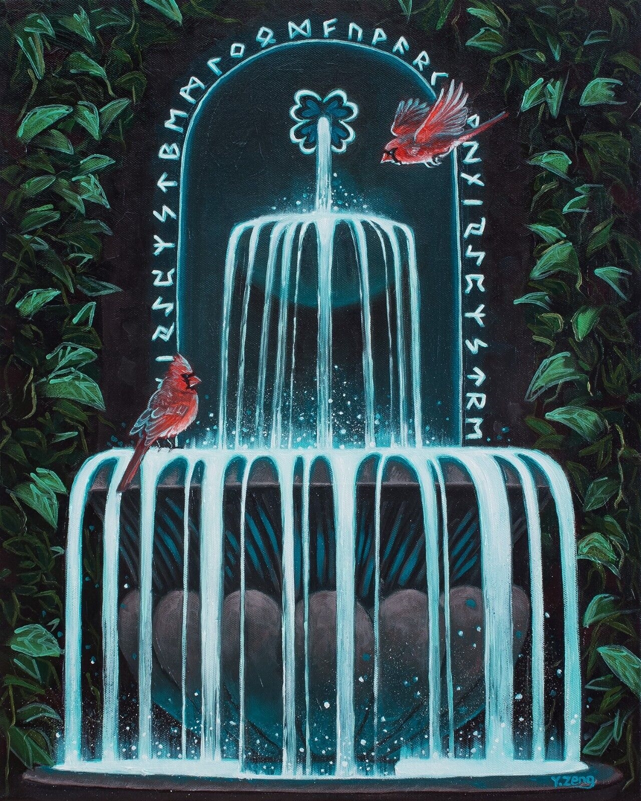 Yue Zeng | The secret fountain | MutualArt