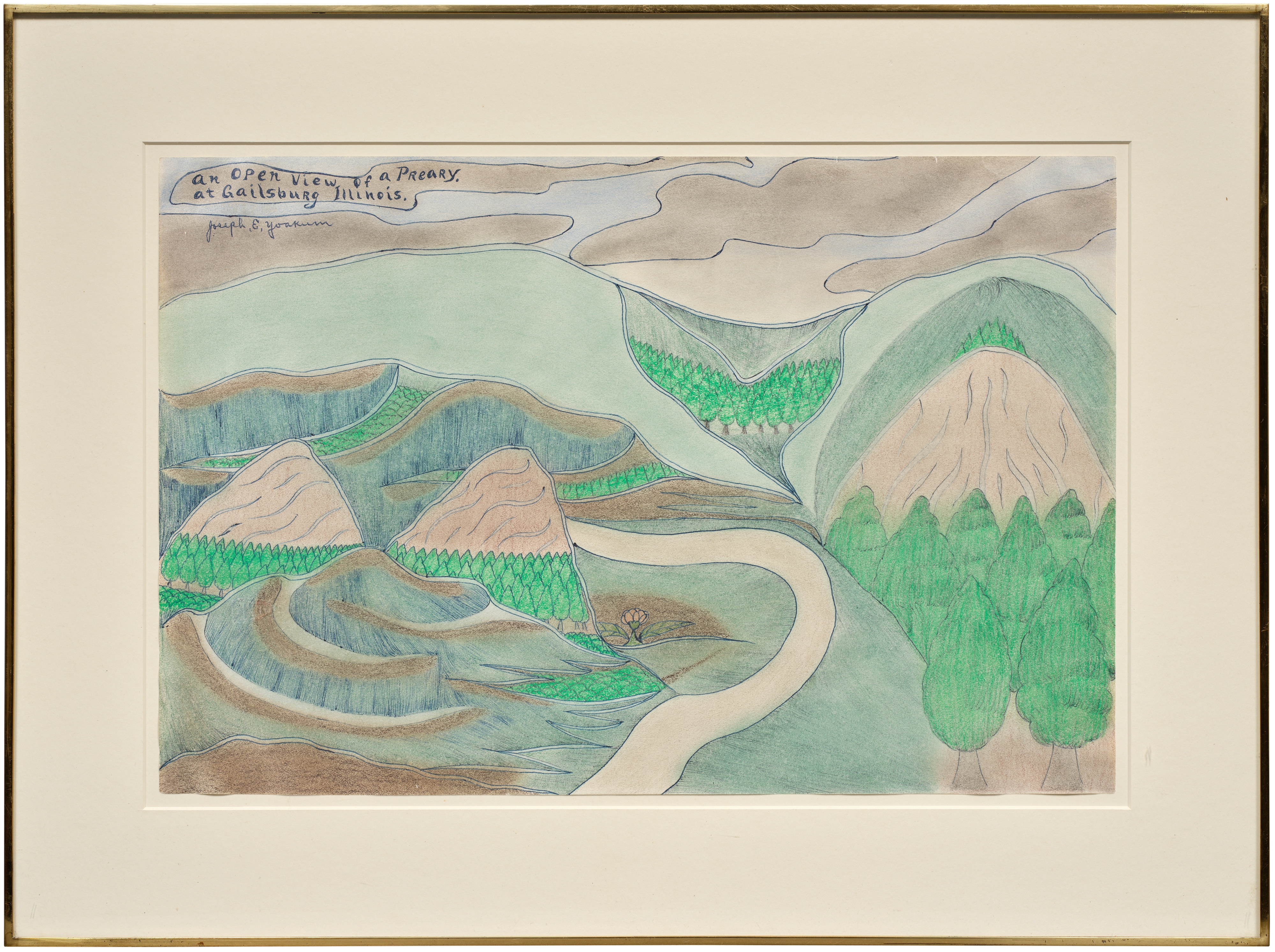 Joseph Yoakum | Open View of a Preary at Gailsburg, Illinois | MutualArt