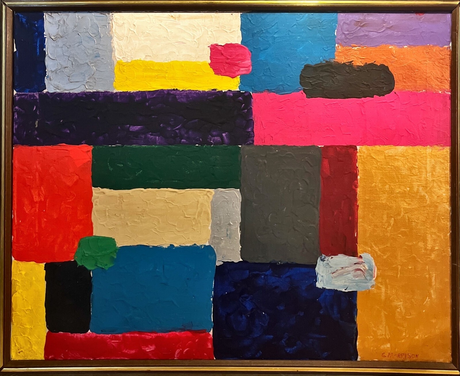 George Morrison | Abstraction Compression Oil On Canvas Landscape Study ...