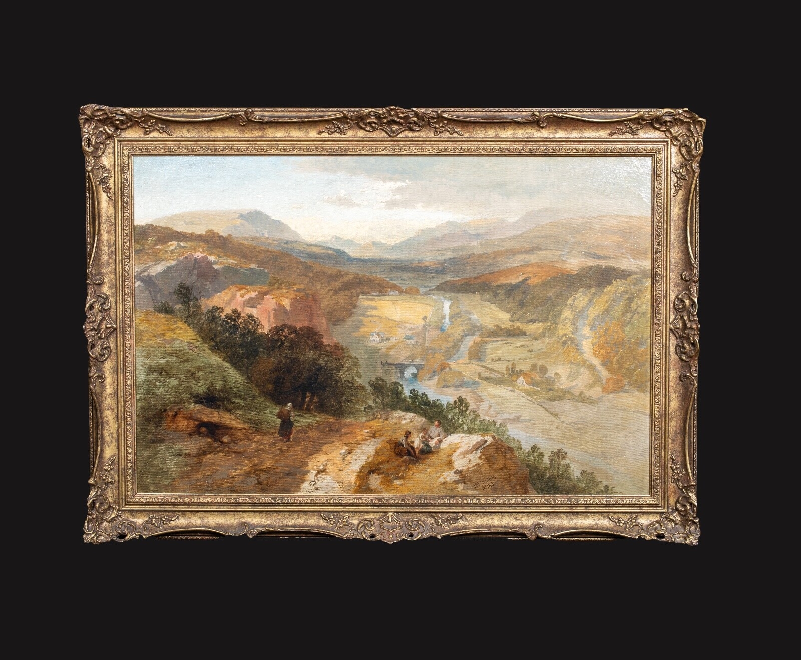 James Baker Pyne | View Of The Vale of Neath Wales Landscape (1846 ...