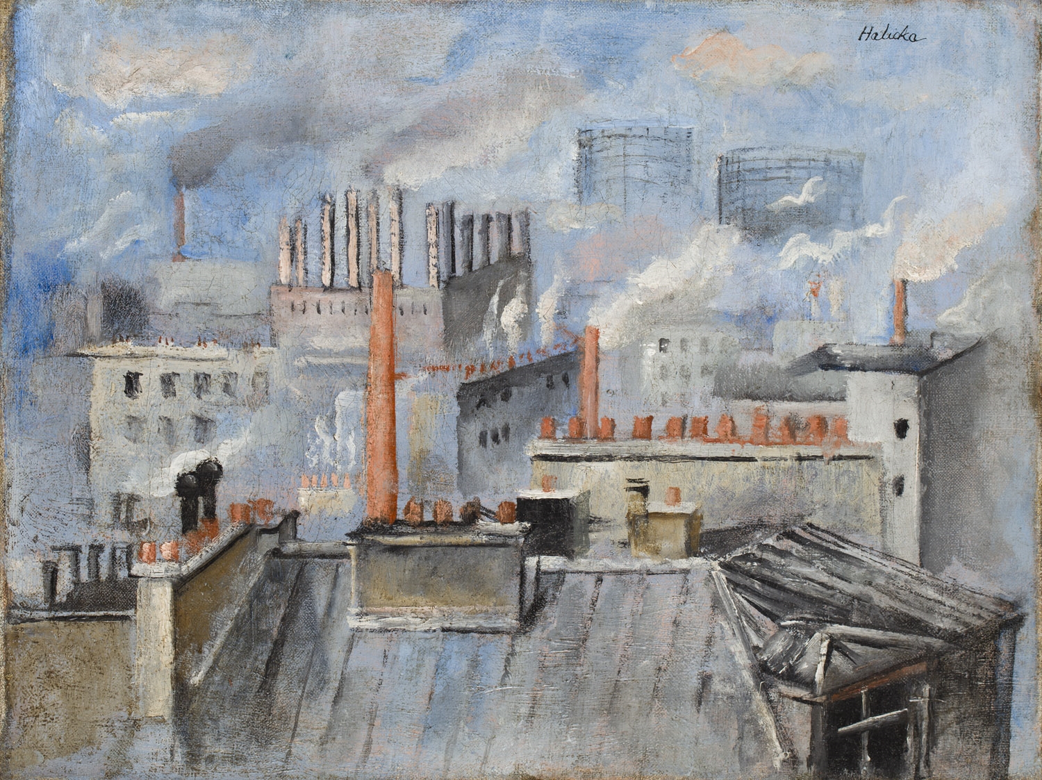 Alice Halicka | Les toits de Paris | MutualArt