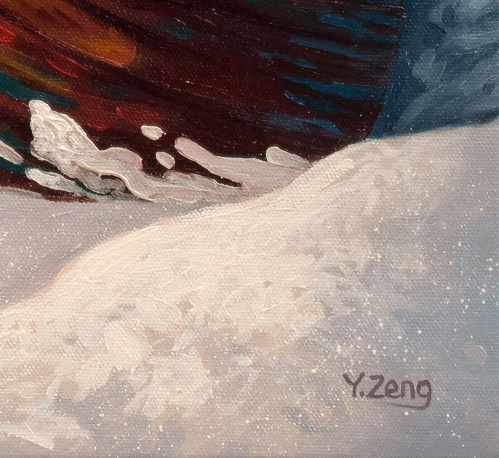 Yue Zeng | Snow mountain shipwreck (2000) | MutualArt