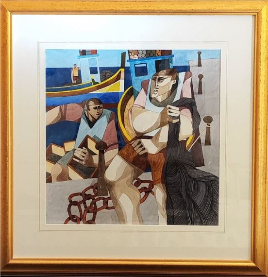 George Large | Leaving the Quay | MutualArt
