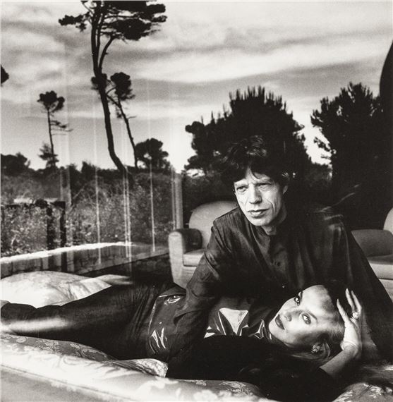 Helmut Newton | Mick Jagger and Jerry Hall, 1987/1991 (1987 - 1991 ...