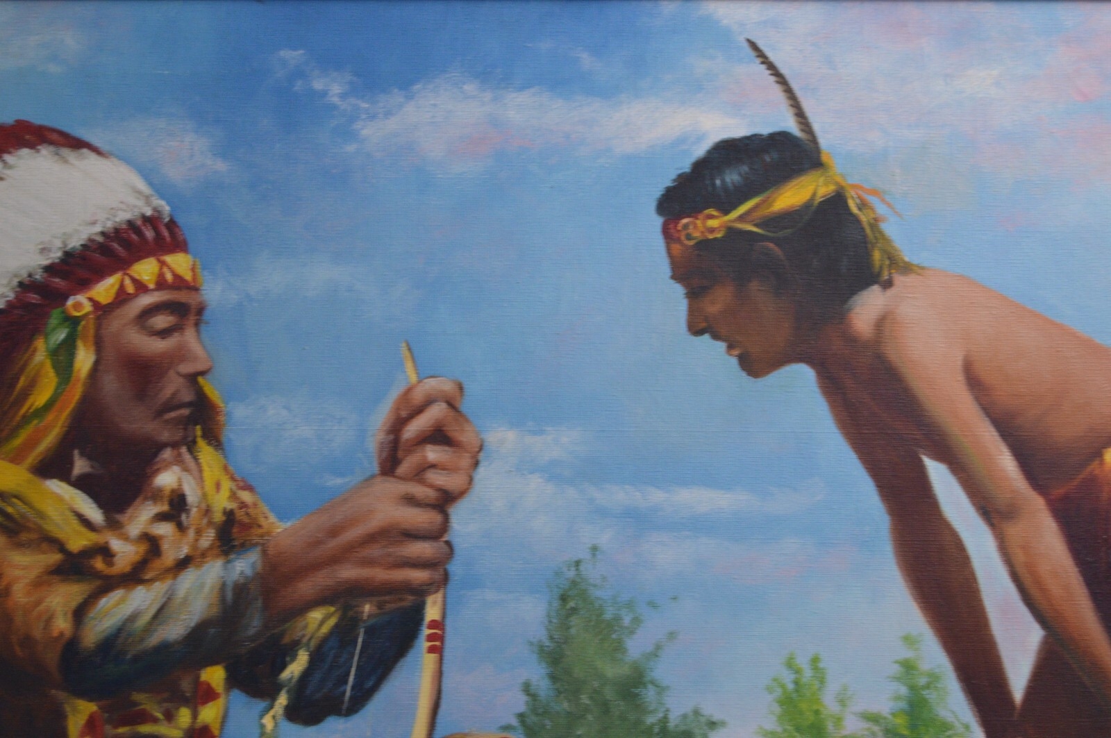 Elmer Stewart | Indian Chief & Boy Brave Southwest | MutualArt