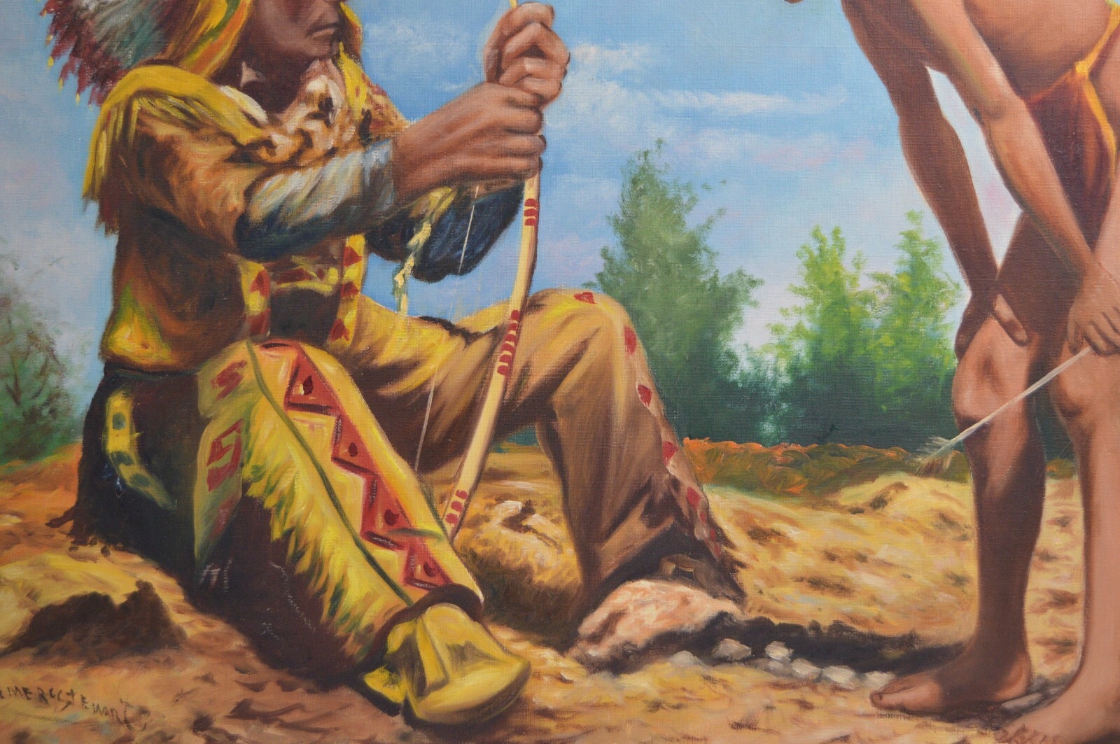 Elmer Stewart | Indian Chief & Boy Brave Southwest | MutualArt
