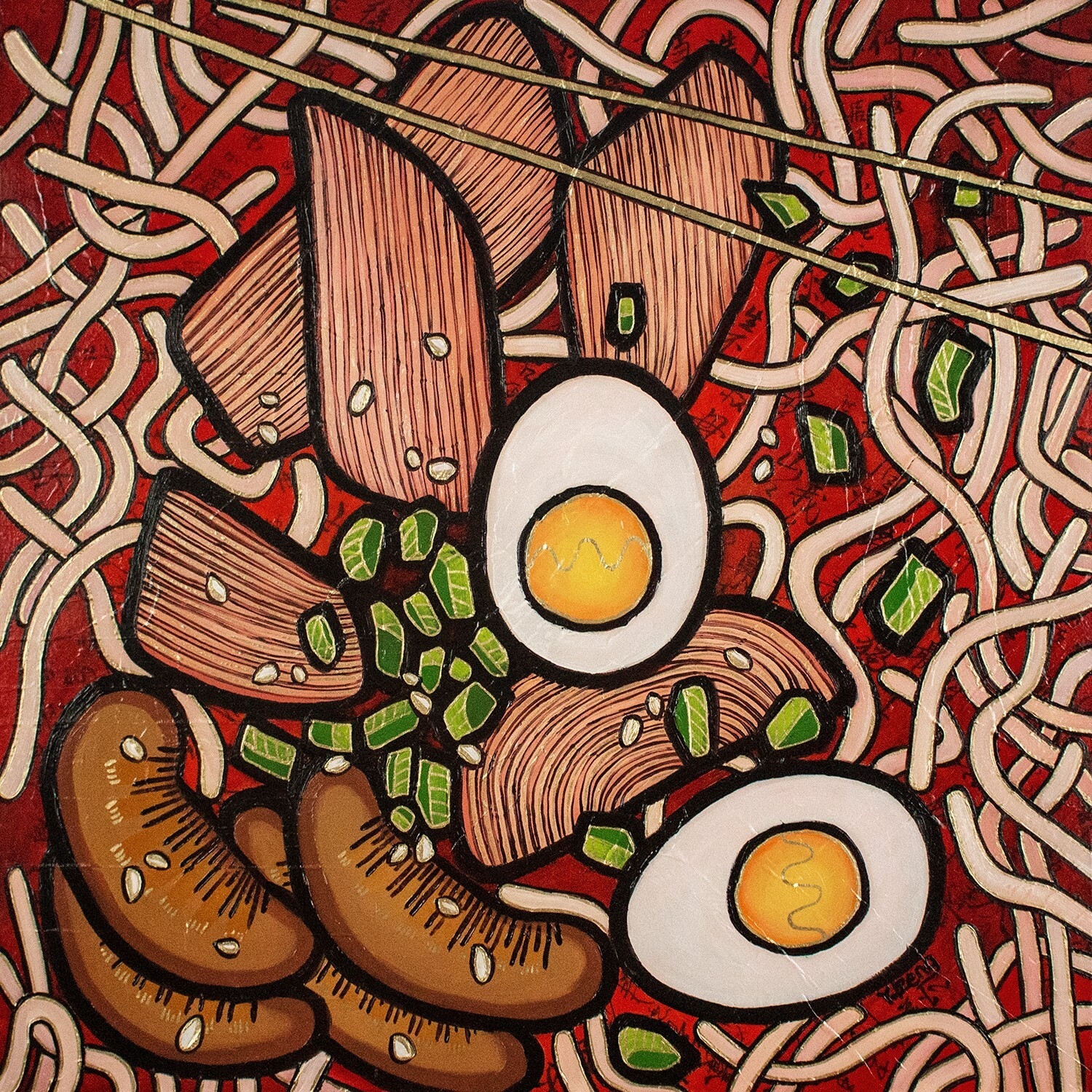 Yue Zeng | Ramen noodle chicken (2022 - 2023) | MutualArt