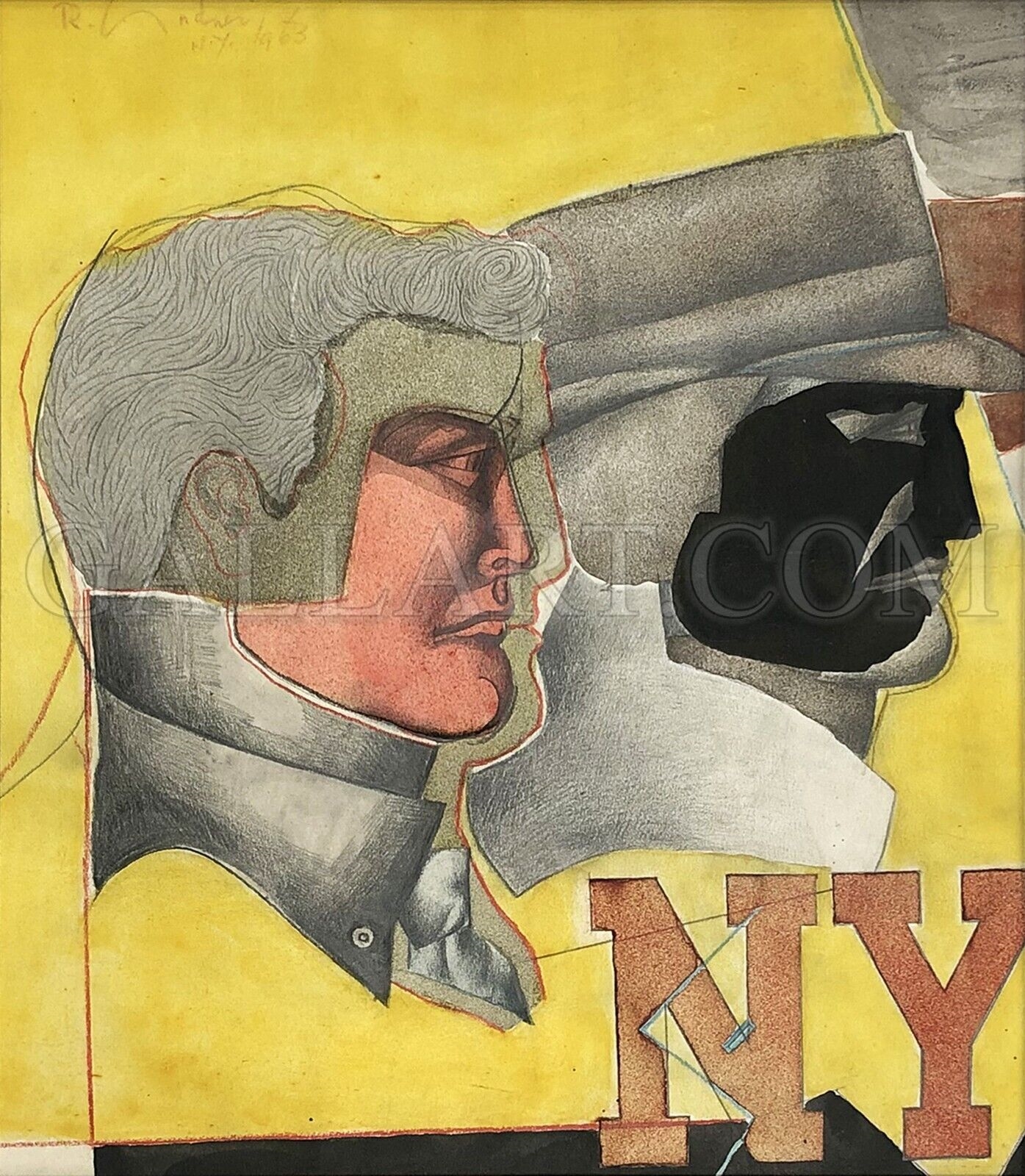Richard Lindner | The Enduring Spirit New York (1963) | MutualArt