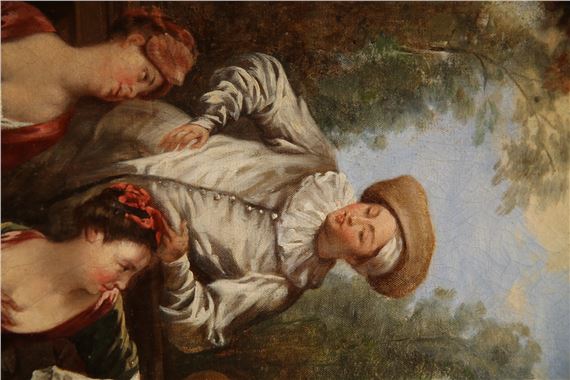 J. B. Pater | Early 18th Century Rococo Style Garden Scene Aristocracy ...