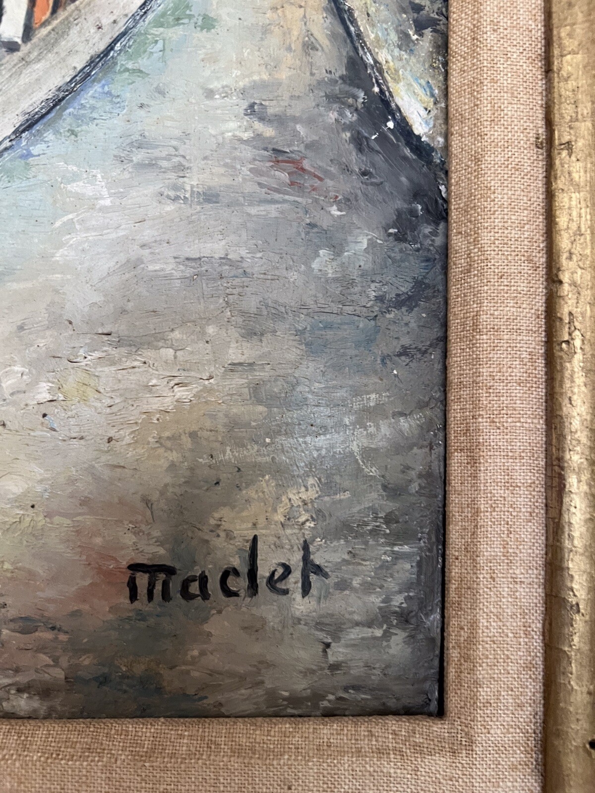 Élisée Maclet | Saint-Germain-des-Prés, Paris Old Hotel Oil painting ...