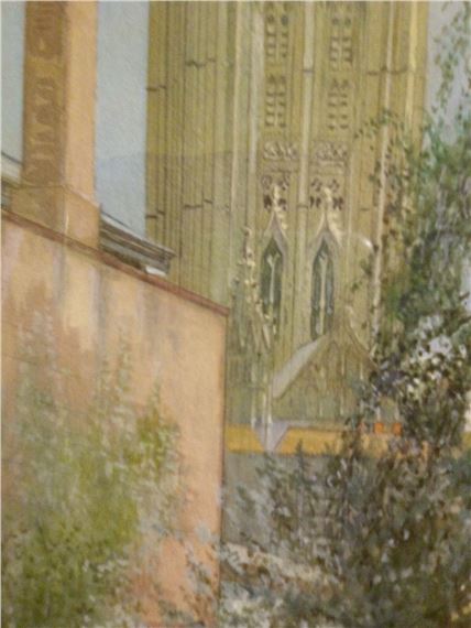 Arthur Crossingham Sprules | Watercolor Gouache Landscape Painting ...