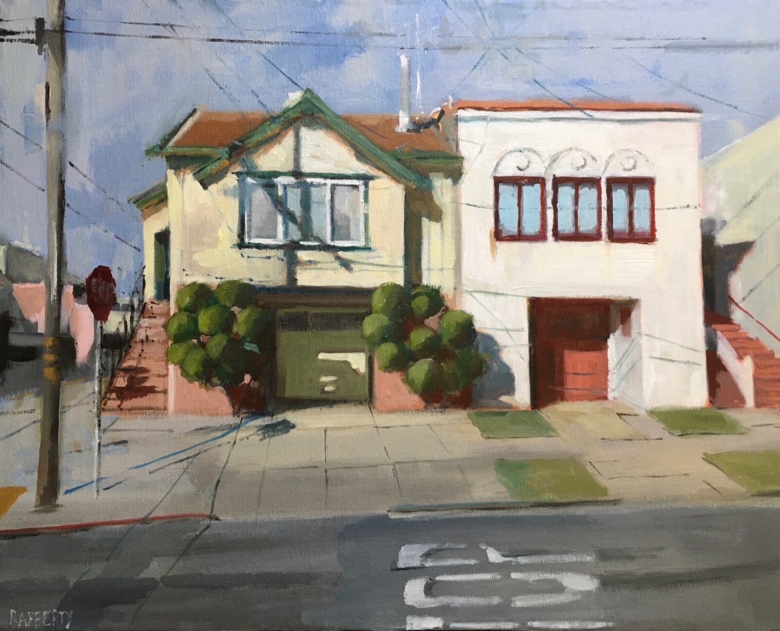 Carole Rafferty | Original Painting of Urban Landscape in San Francisco ...