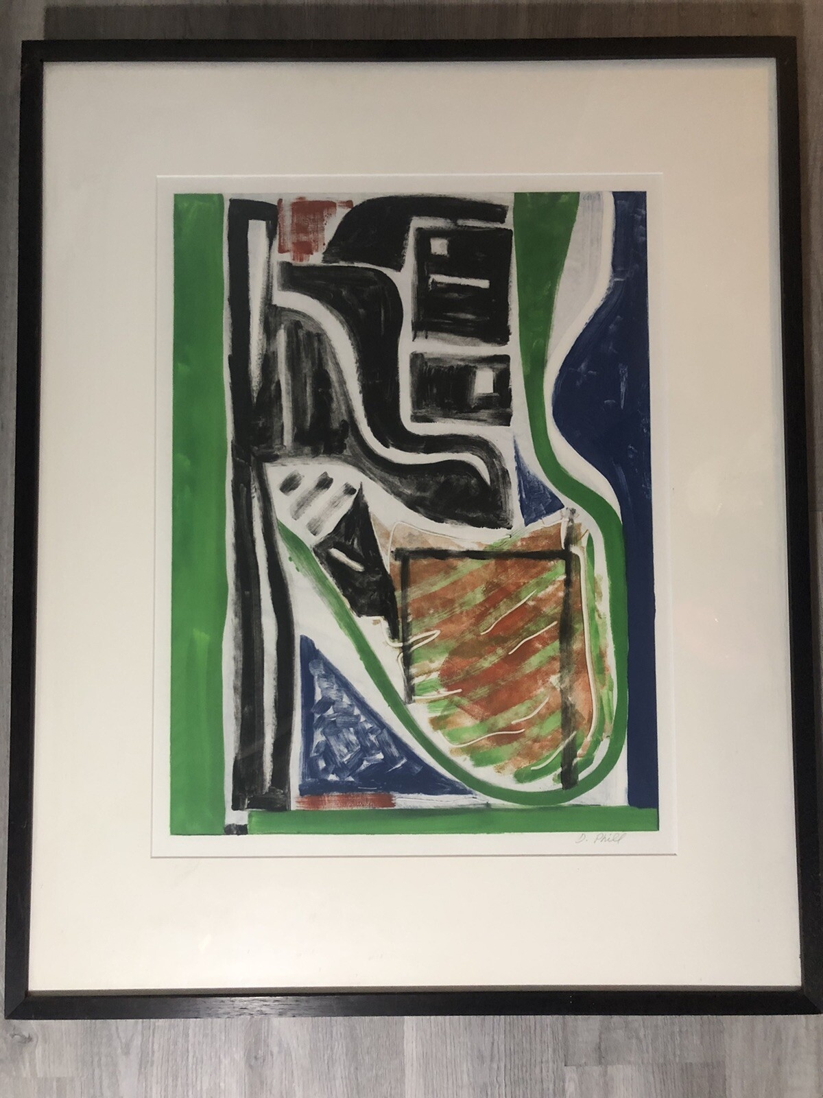 Daniel Phill | Original Signed Daniel Phill Commissioned Abstract ...